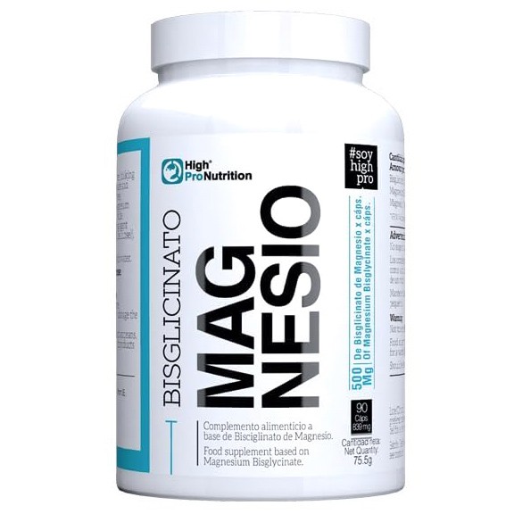 High Pro Nutrition Bisglicinato de Magnesio 90 cápsulas