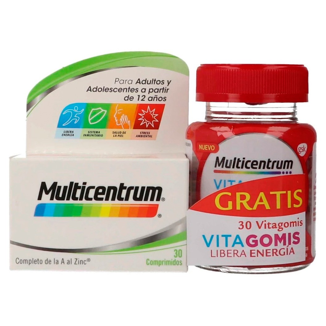 Multicentrum 30 Comprimidos + 30 VitaGomis Gratis