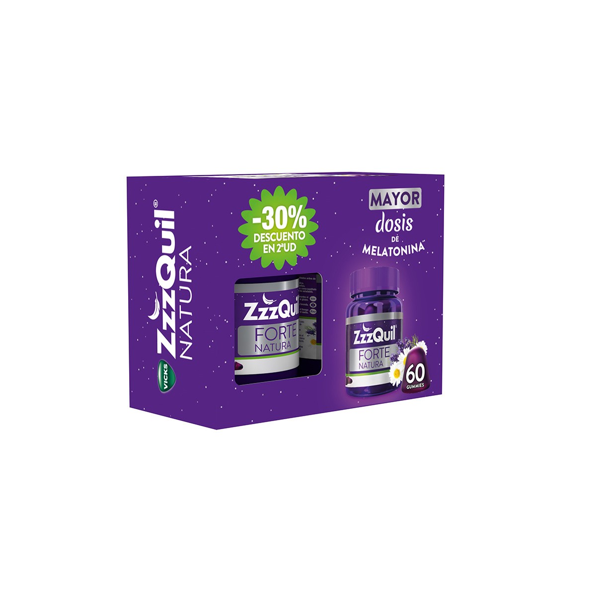 Zzzquil forte 60 gummies pack 2ª 30%