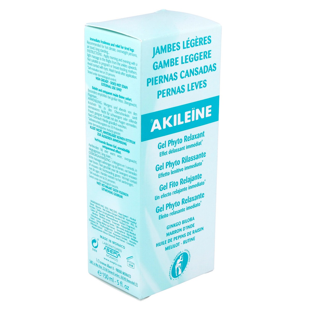 Akileine Fito gel relajante para piernas cansadas 150ml