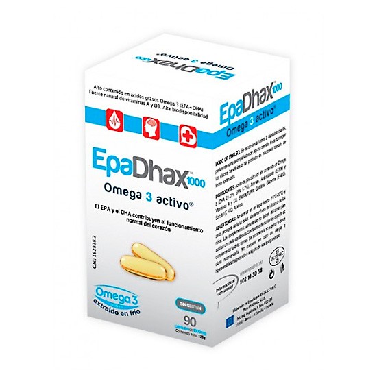 EPADHAX OMEGA 3 ACTIVO 1 GR 90 CAPSULAS