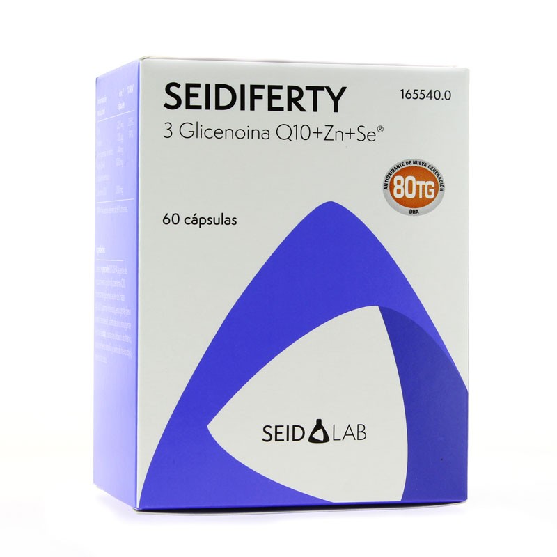 Seidiferty glicenoina Q10 ZN SE DHA 60cápsulas