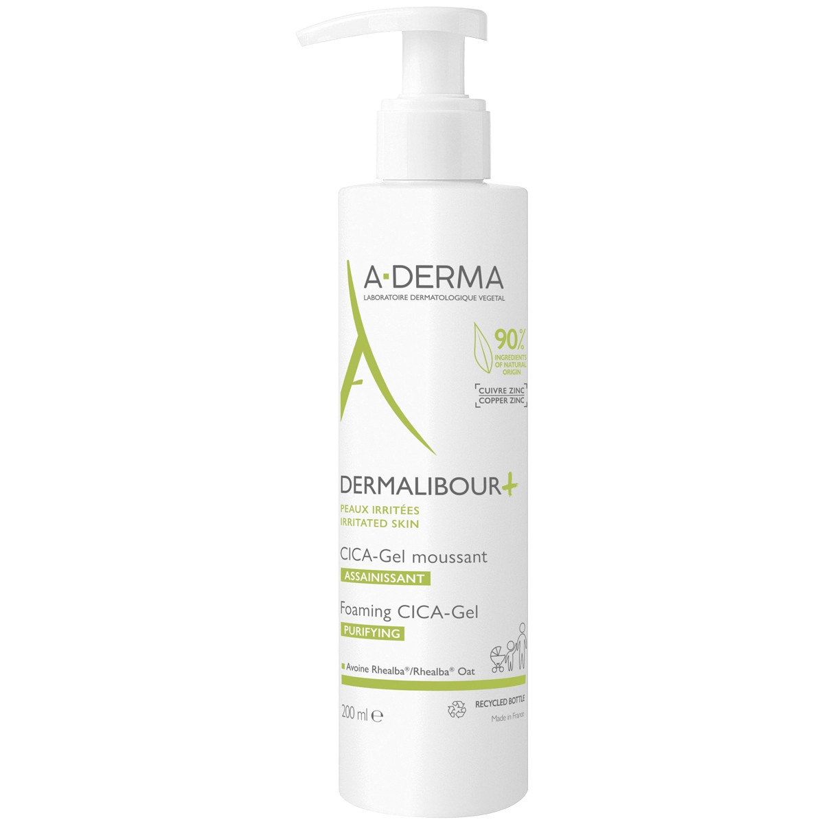 Aderma dermalibour+ gel limpiador 250ml