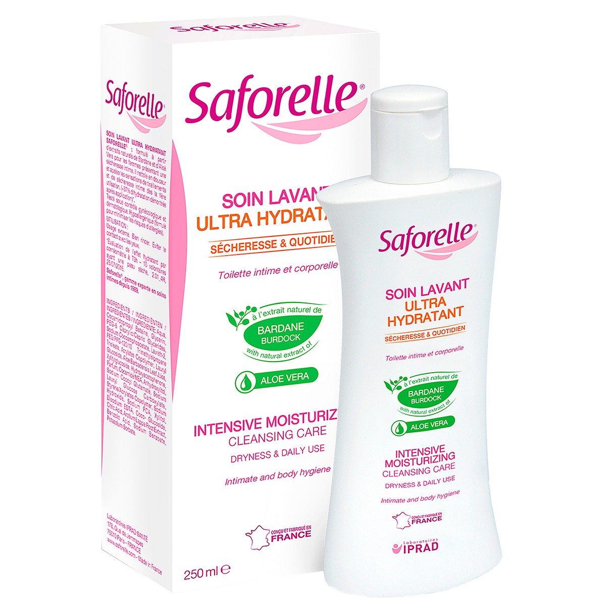 Saforelle gel íntimo ultrahidratante 250ml