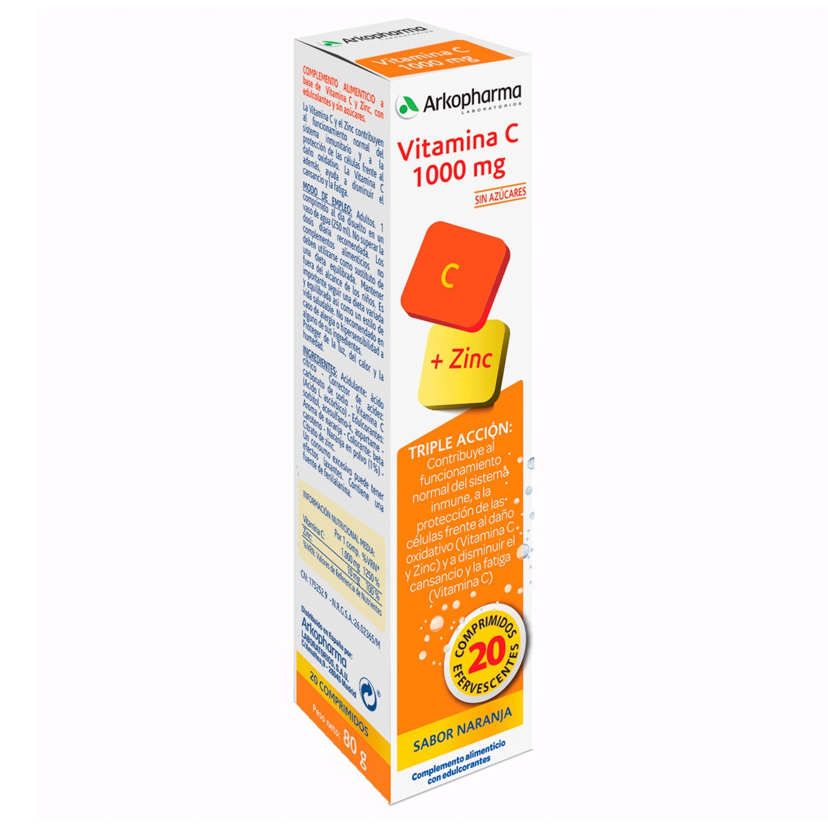 Arkovital VitC 1000mg 20 comprimidos efervescentes