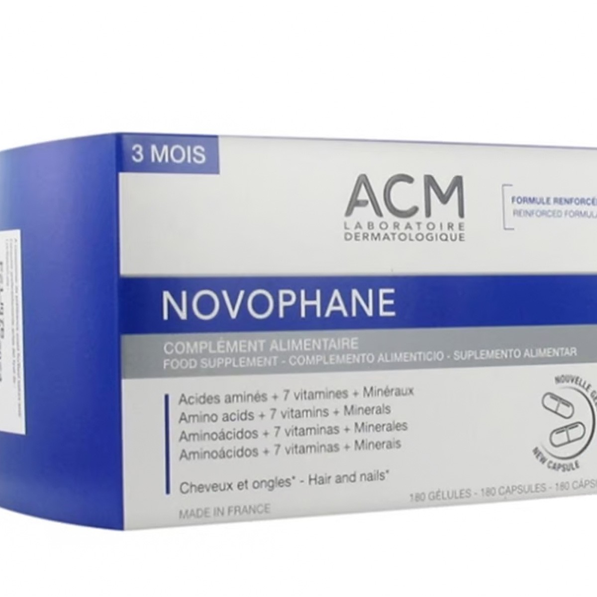 ACM Novophane complemento anticaída 180 cápsulas