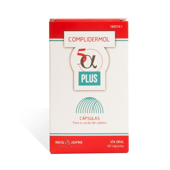 Complidermol 5Alfa plus caída del cabello 60cápsulas