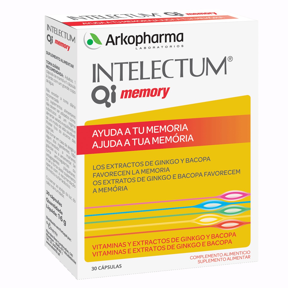 Arkopharma Intelectum Memory complemento 30 cápsulas