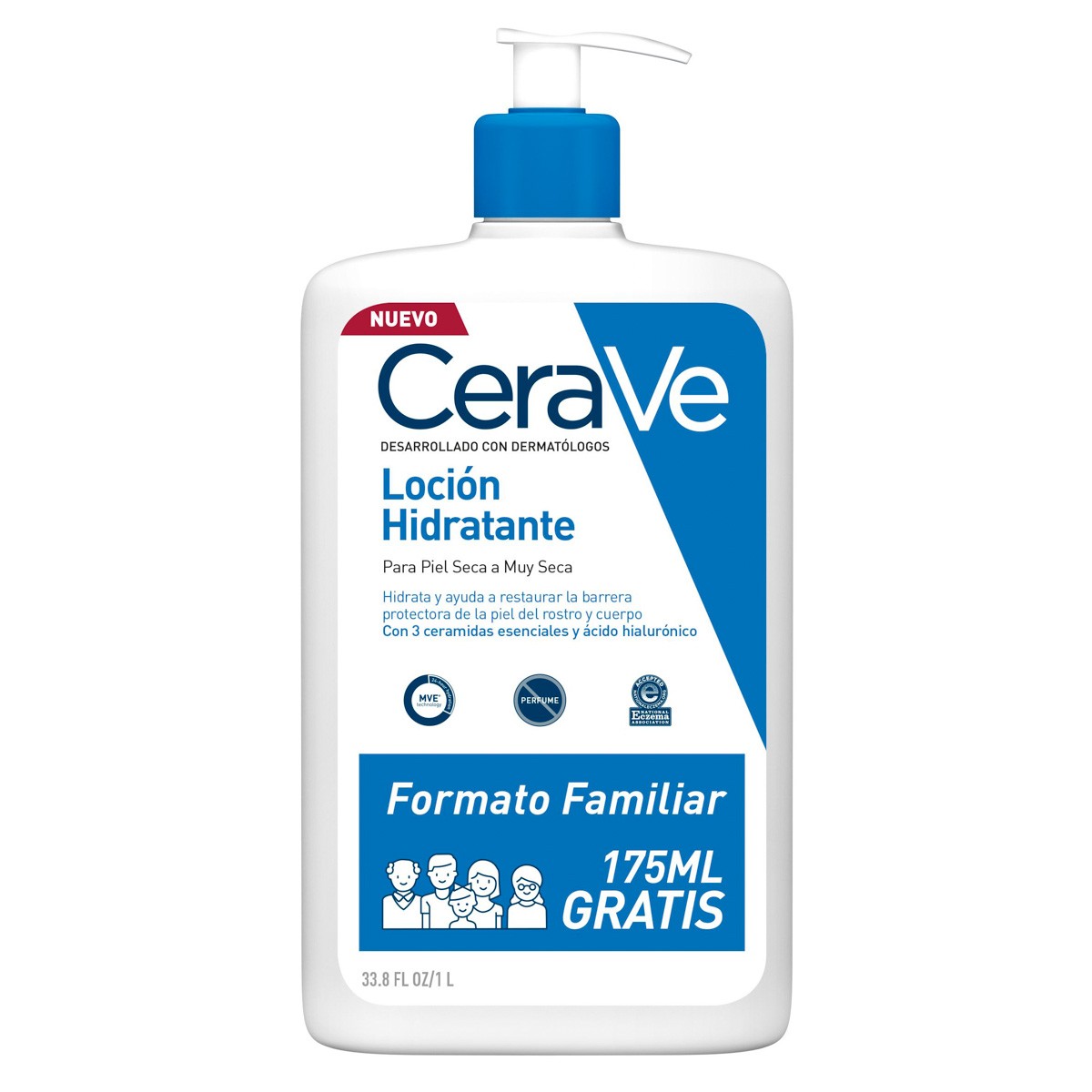 Cerave locion hidratante familiar 1L