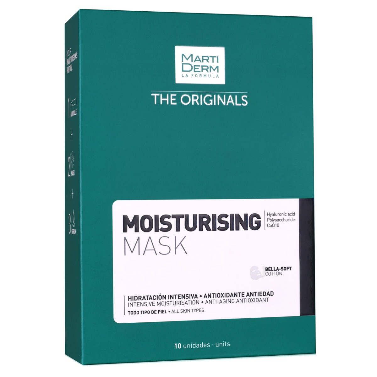 MartiDerm The Originals Moisturising Mask 10 unidades