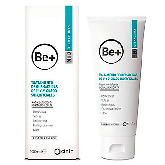 Be+ med burn care tratamiento de quemaduras 1er y 2º grado