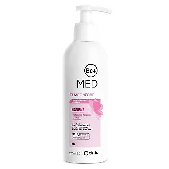 Be+ Med FEMCONFORT gel limpieza íntima 200ml