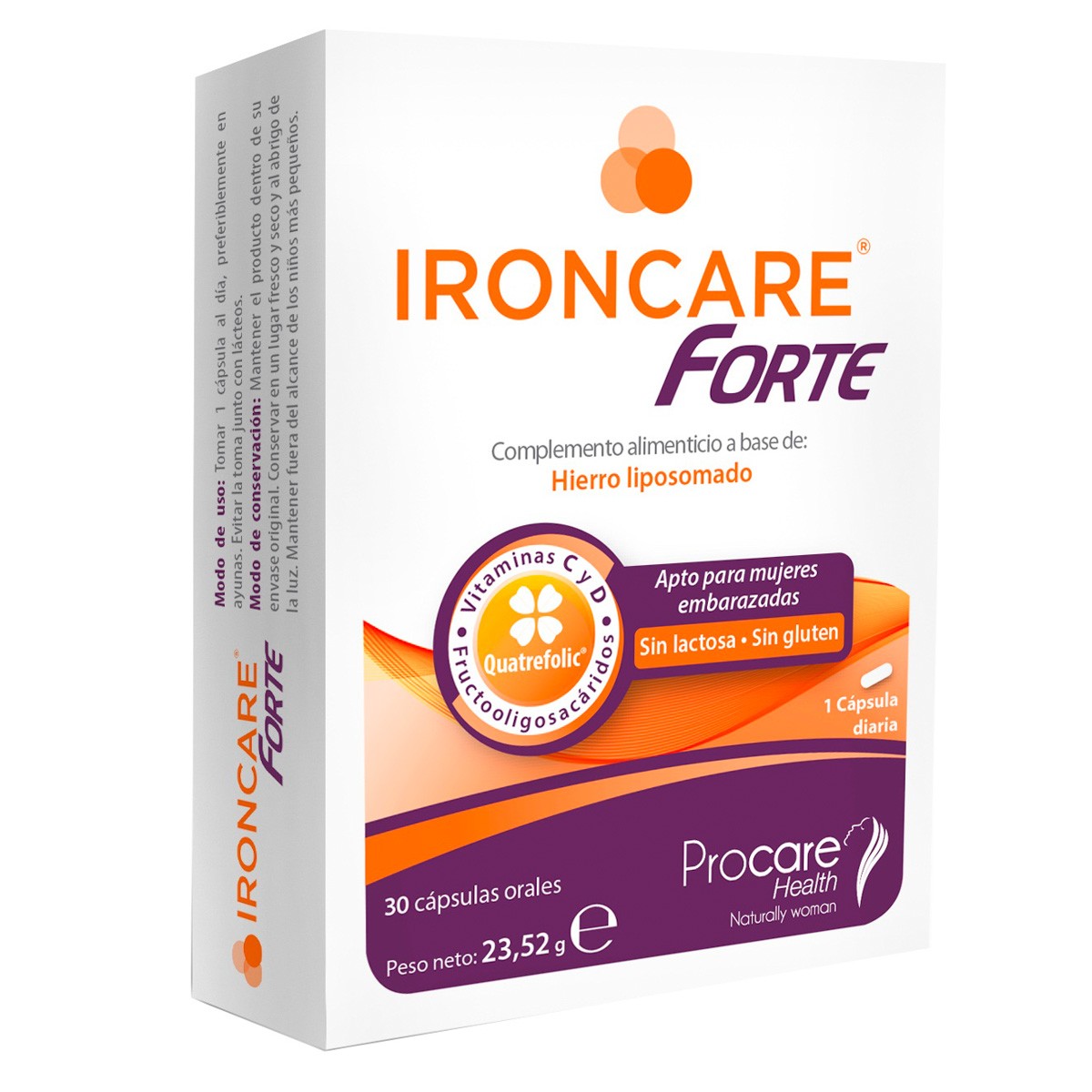 Ironcare forte 30 cápsulas