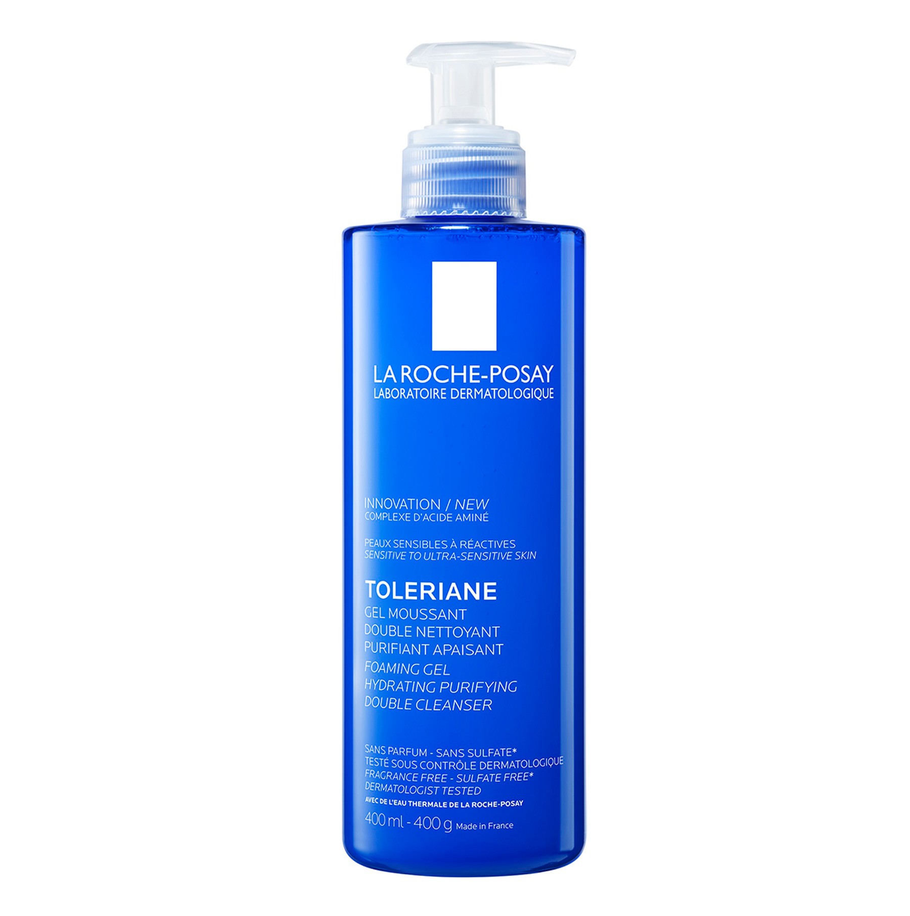 Toleriane gel espumoso limpiador 400ml