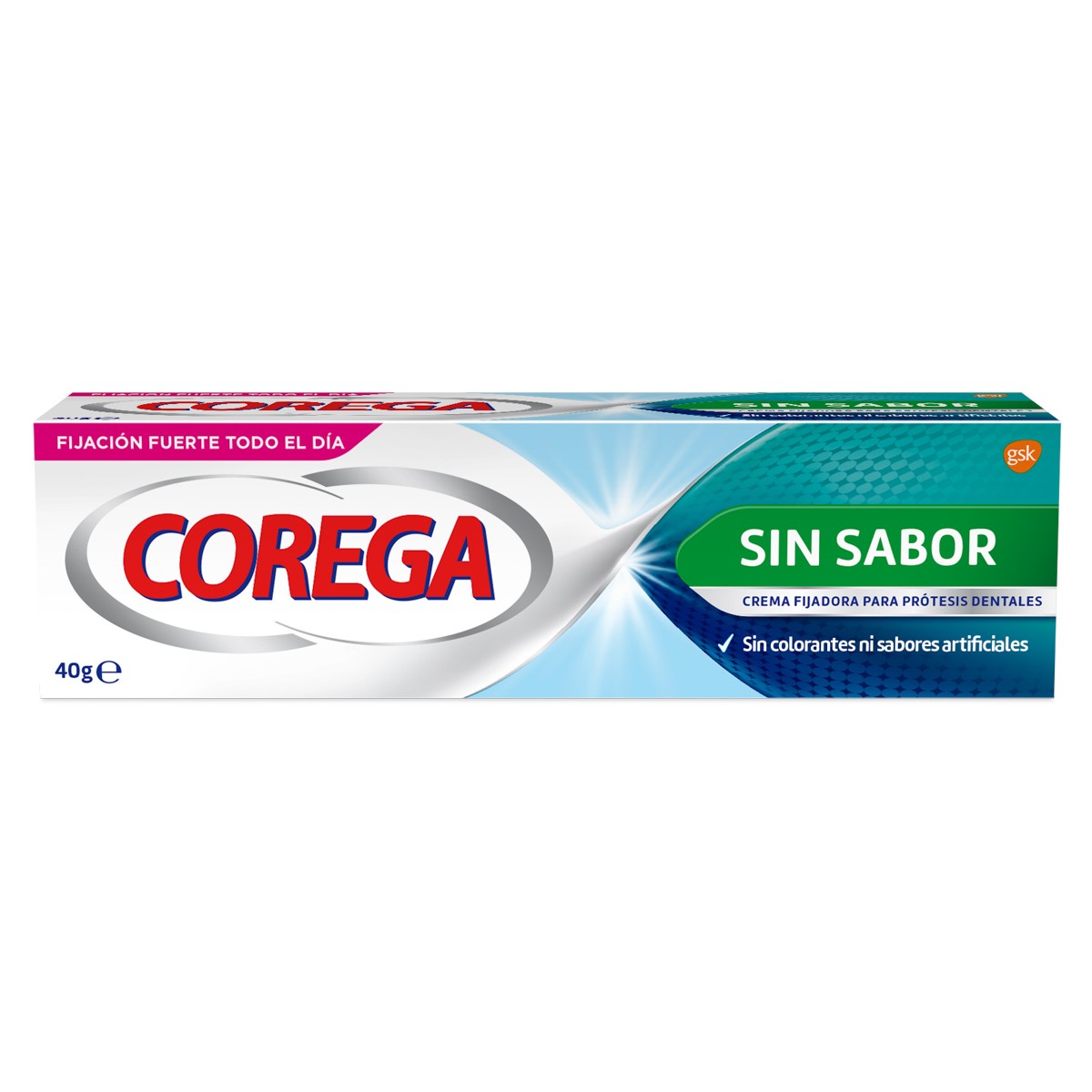 Corega crema sin sabor sin zinc 40g